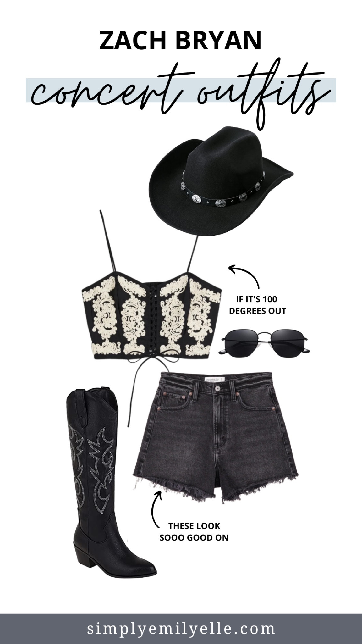 Country concert outfit idea, country concert outfit, cowgirl boots, cowgirl hat, country concert outfit Inspo, black cowgirl boots, black cowgirl hat 

#LTKSeasonal #LTKFestival #LTKFind