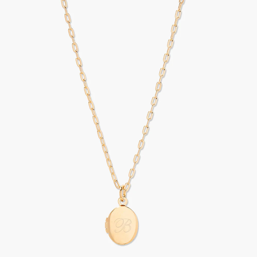 Isla Petite Oval Locket | Brook and York