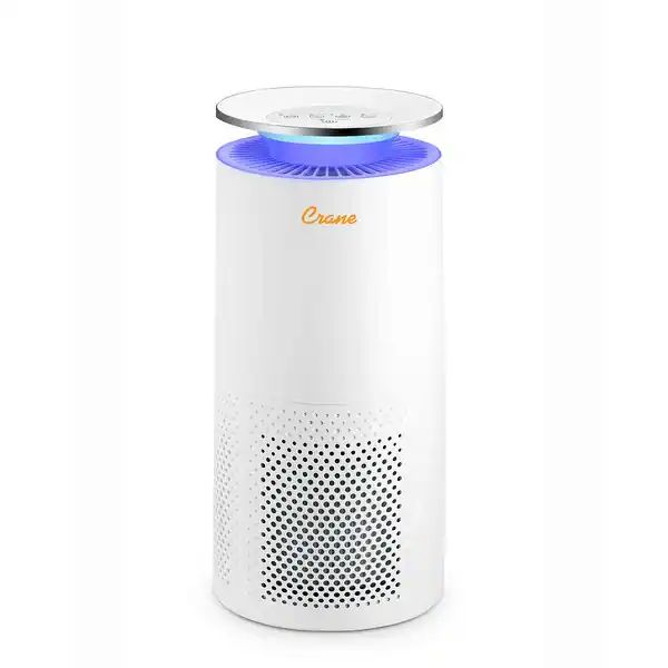 Crane True HEPA Air Purifier with UV Light for Rooms up to 500 sq. ft. - On Sale - Overstock - 32... | Bed Bath & Beyond