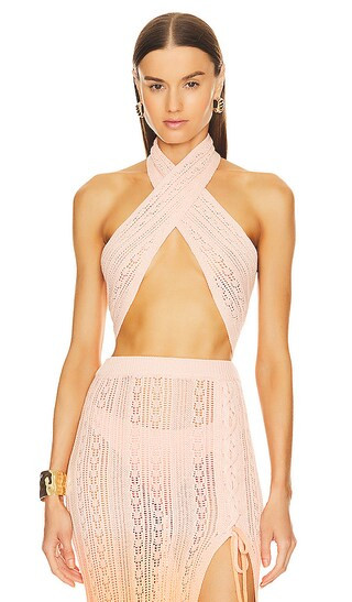 x REVOLVE Kenna Knit Top in Orange | Revolve Clothing (Global)