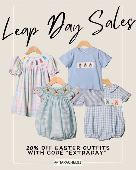 The sweetest little Easter outfits 🩷 20% off today only with code “EXTRADAY” 

#LTKbaby #LTKSeasonal #LTKkids