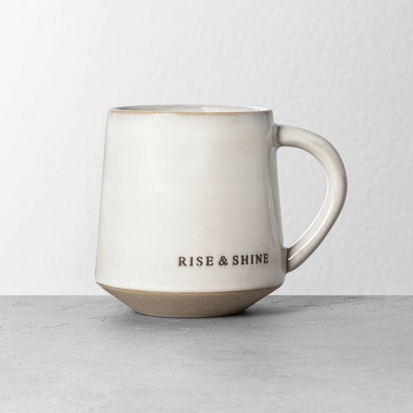 'Rise & Shine' 14.7oz Stoneware Mug - Hearth & Hand™ with Magnolia | Target