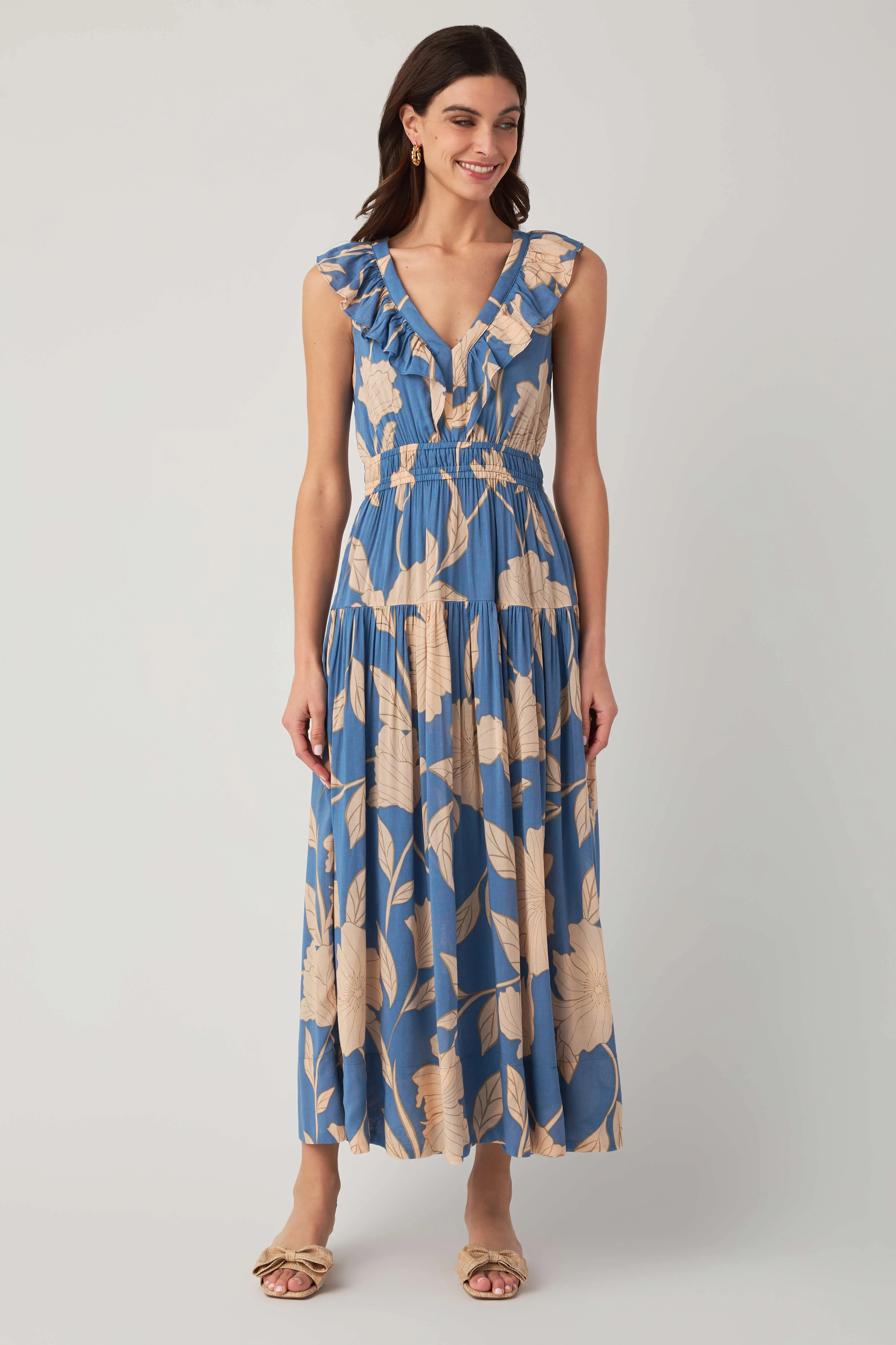 Z Supply Malene Bloom Floral Maxi Dress | Social Threads