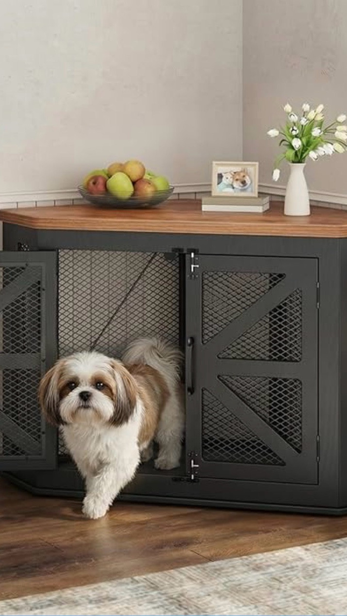 Corner dog cage #dog #cage 

#LTKmomlife