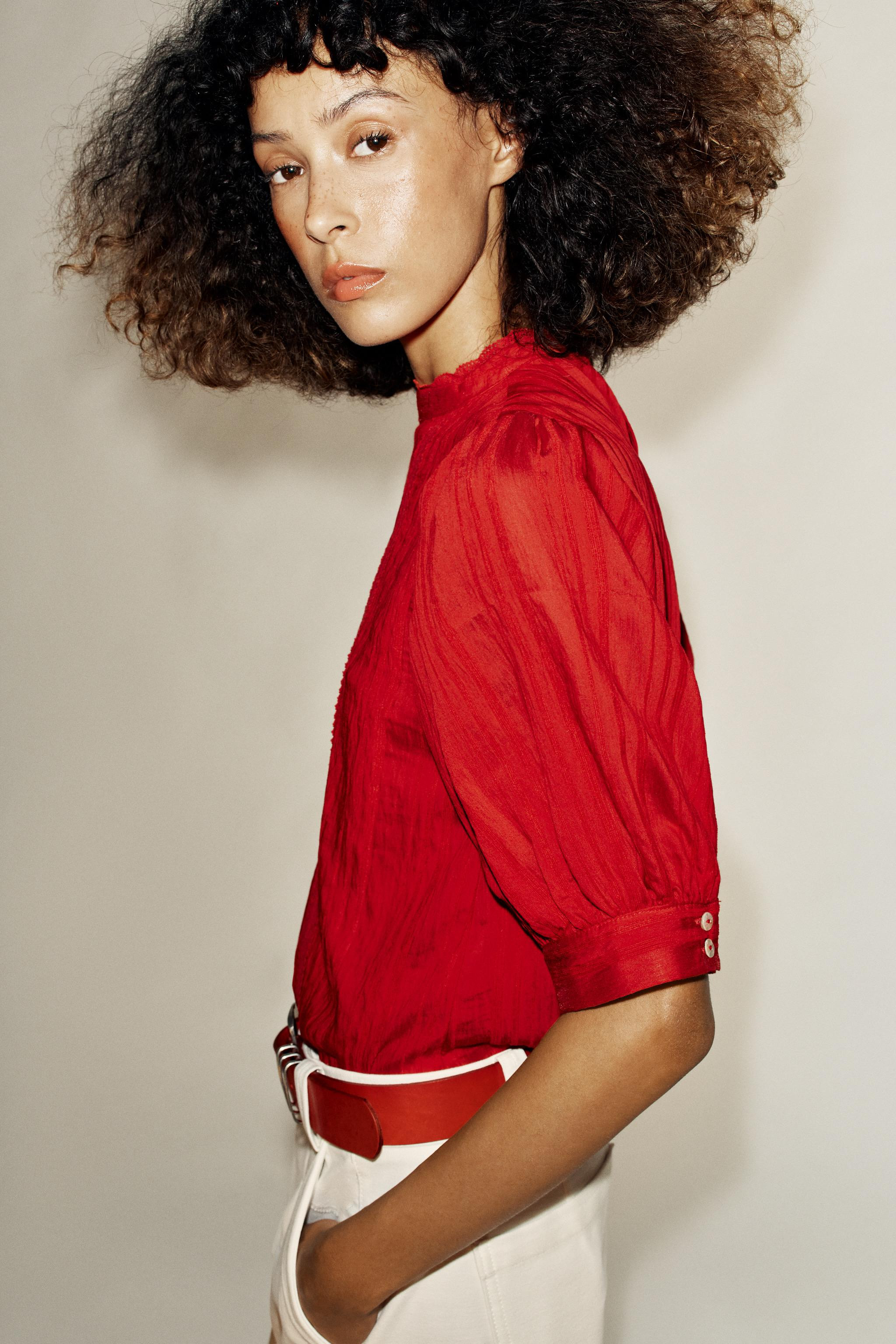 ROMANTIC LACE SHIRT | Zara US