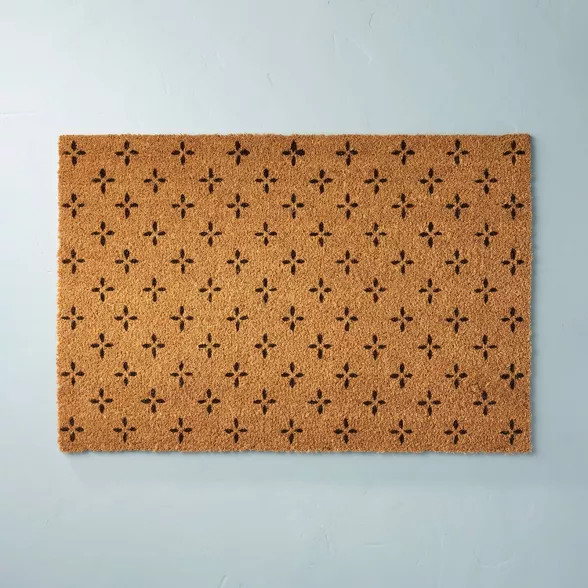 Floral Print Coir Door Mat - Hearth & Hand™ with Magnolia | Target