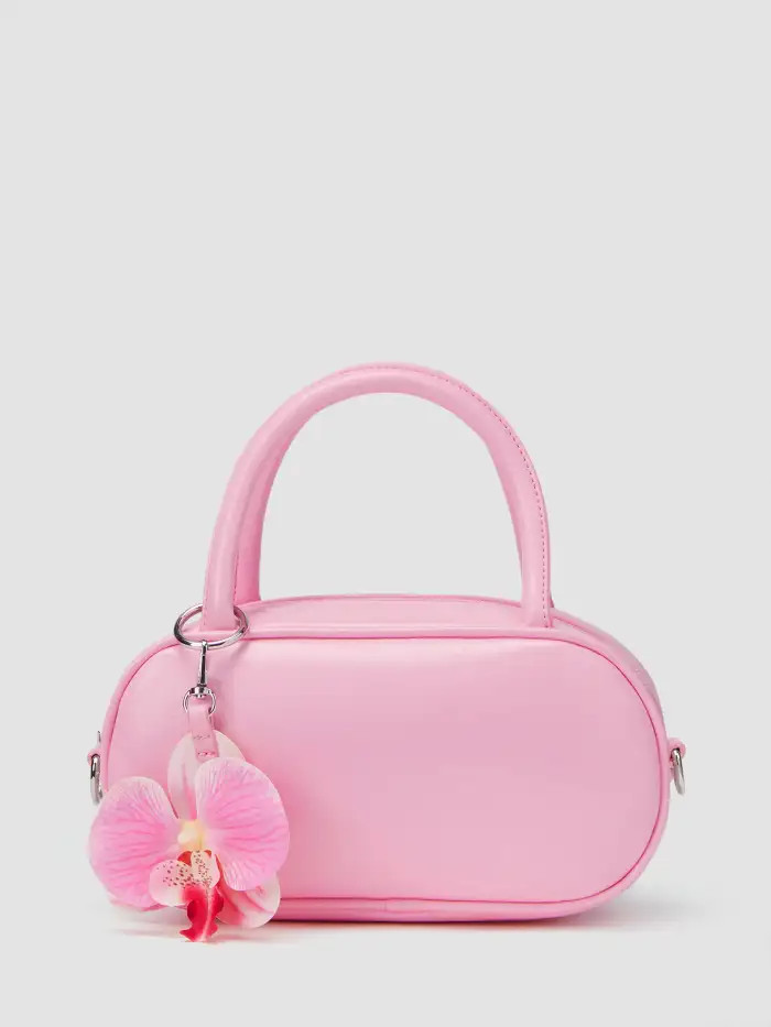 FLOWER CHARM  FAUX LEATHER HANDBAG & CROSSBODY BAG ... | Cider