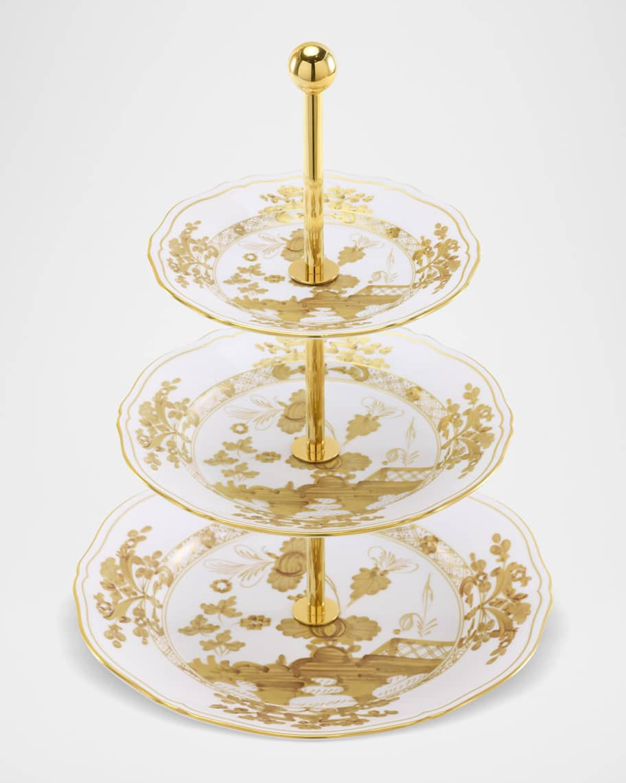 Oriente Italiano Aurum 3-Tier Stand | Neiman Marcus