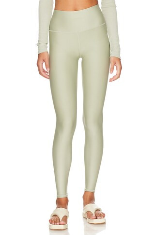alo High-Waist Airlift Legging in Limestone from Revolve.com | Revolve Clothing (Global)