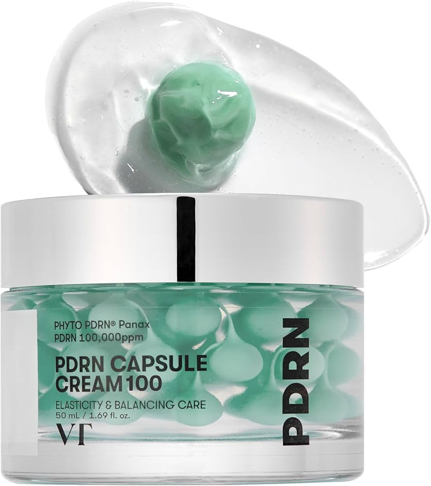 VT COSMETICS PDRN Capsule Cream 100, Hydrating Face Moisturizer with 100,000ppm PDRN, Hyaluronic ... | Amazon (US)