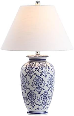 JONATHAN Y 26.25" Blue/White Chinoiserie Ceramic Table Lamp, Traditional Asian-Inspired Urn Lamp ... | Amazon (US)