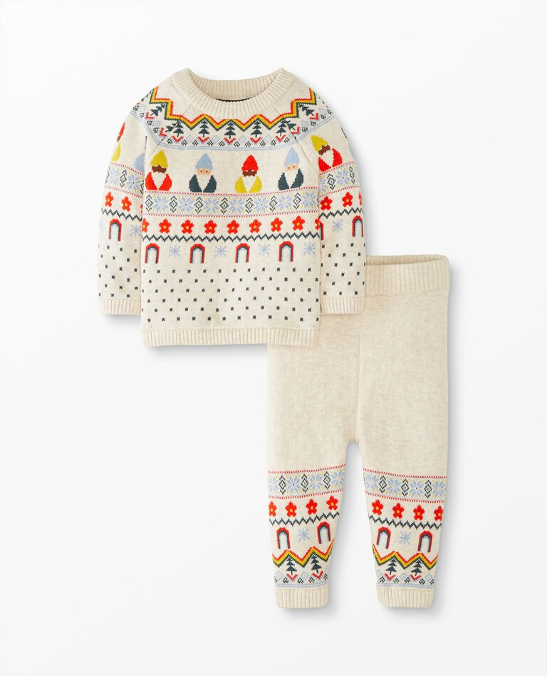 Baby Holiday Sweater Knit Top & Legging Set | Hanna Andersson