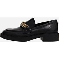 Guess Women's Kabela Chain-Embellished Leather Loafers - UK 3 | The Hut (UK)