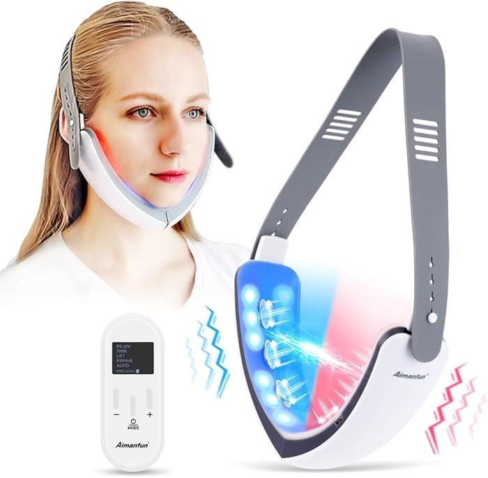 V-Face Electric Double Chin Device，Facial Lifting Machine with Intelligent Remote Control | Amazon (US)