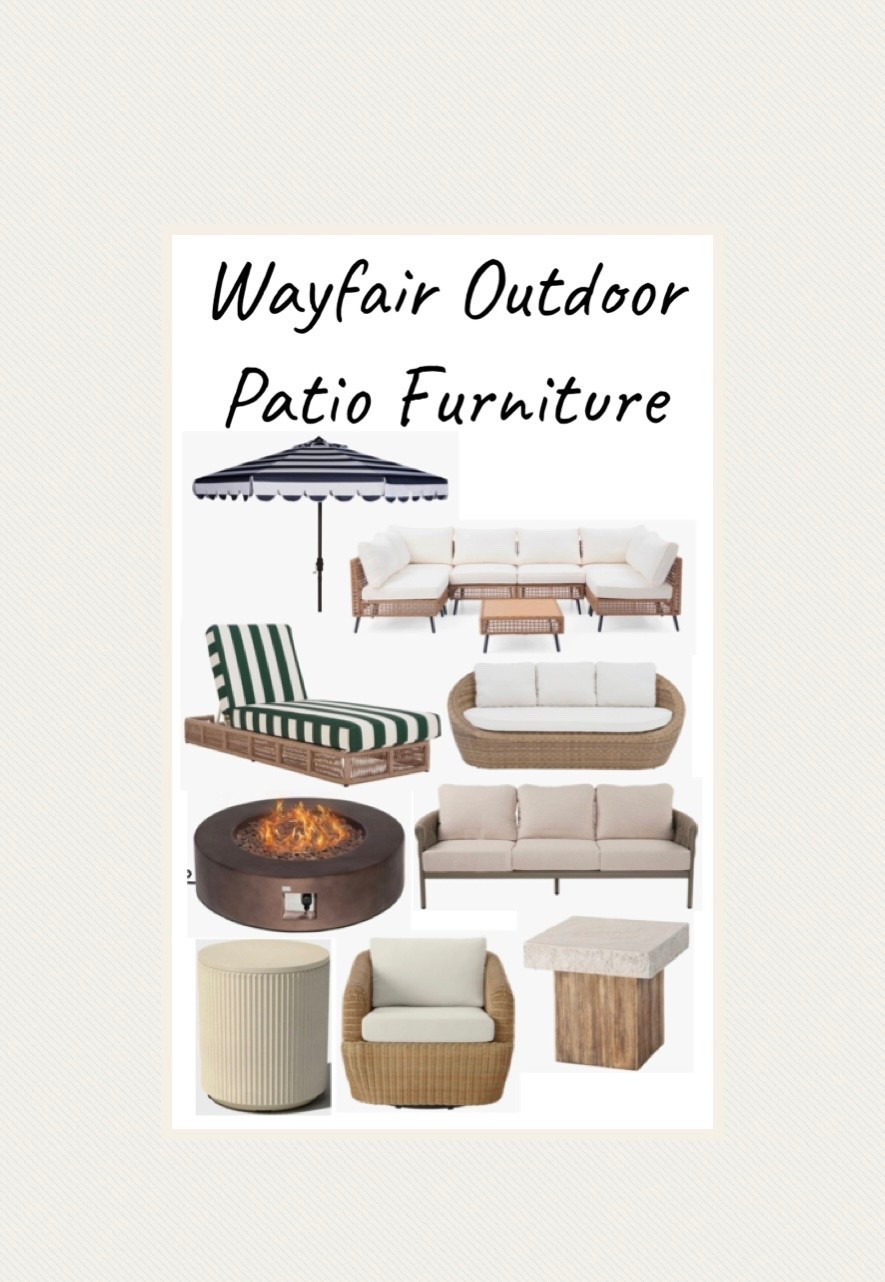 Gorgeous outdoor patio furniture 

#patio #wayfair 

#LTKHome #LTKSeasonal