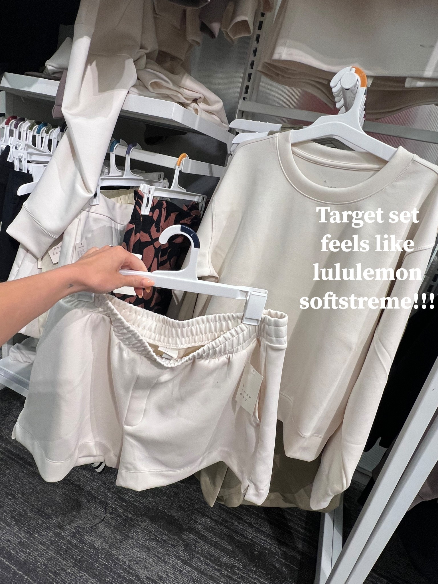 This target set is on sale and feels like lululemon softstreme!!! Such an insane look for less 👏🏼👏🏼

#LTKSaleAlert #LTKActive