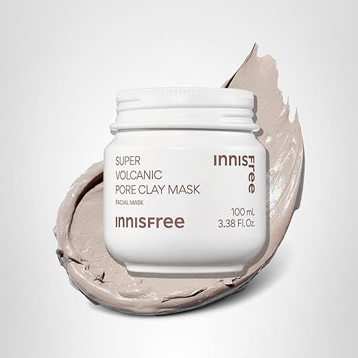 Innisfree Super Volcanic Clay Mask, Premium Korean Skincare with AHA and Natural Clusters for Dee... | Amazon (US)