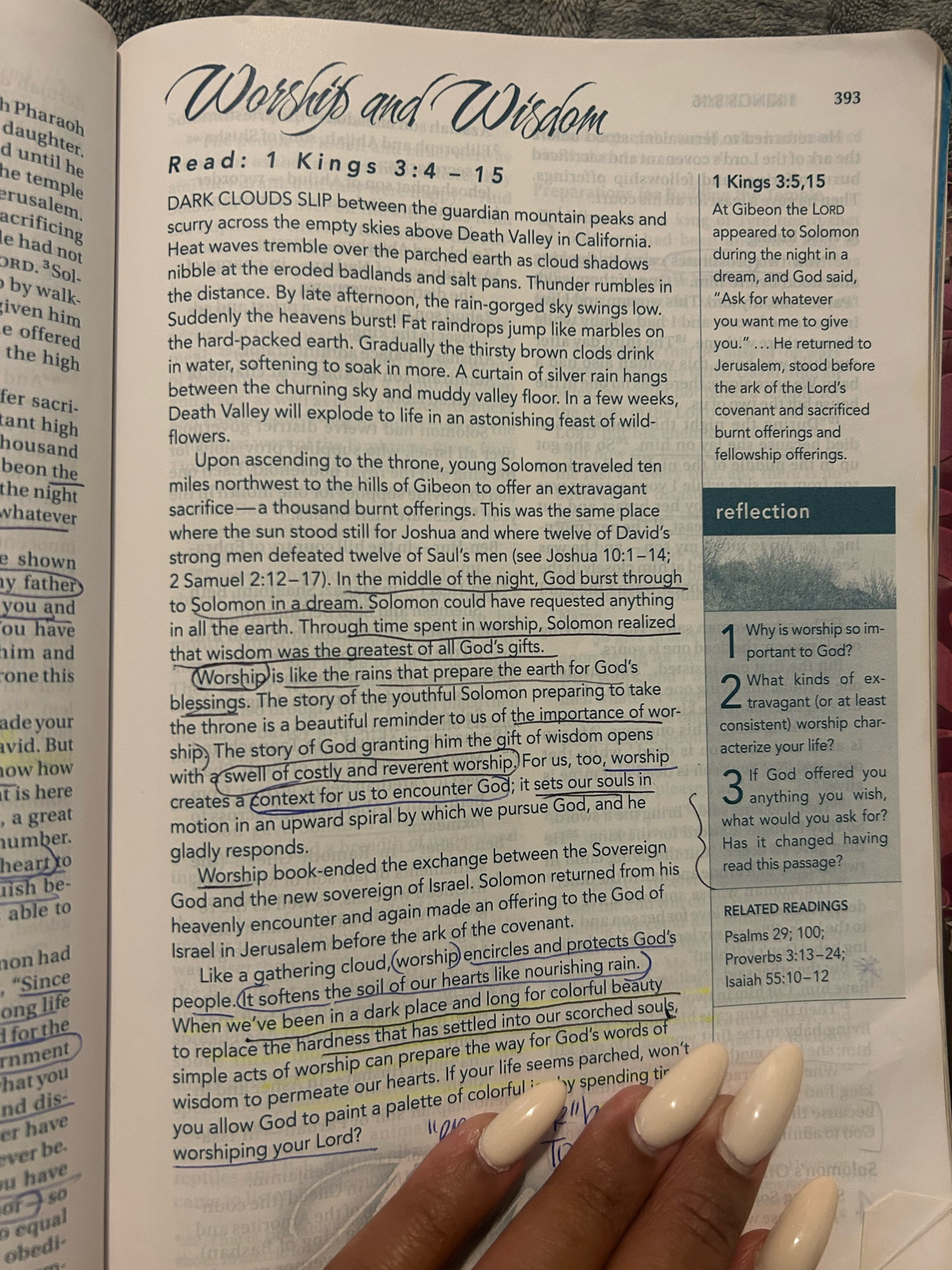 Women’s devotional Bible that I study and post daily. I highly recommend for studying the word of God in depth 