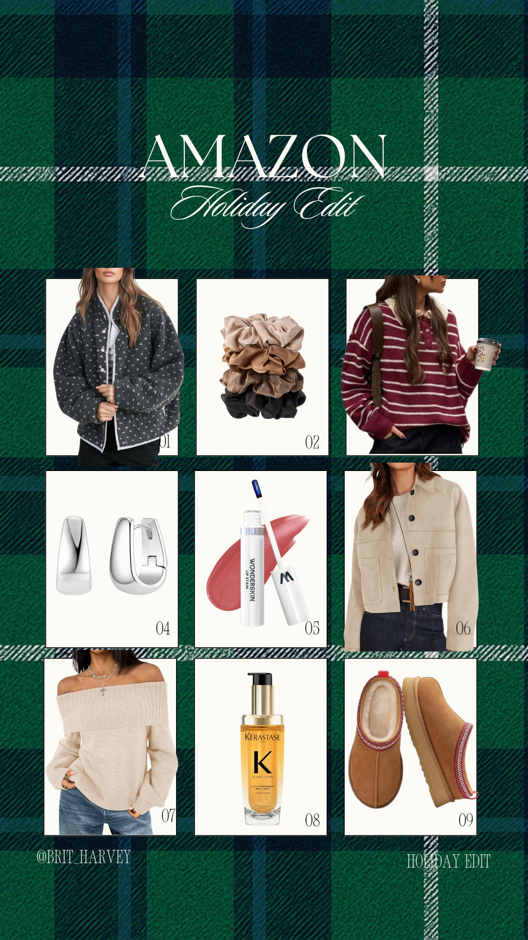 Holiday-ready & still arriving before Christmas. Tiny upgrades that make winter days feel warmer and brighter. Perfect for gifting - or for treating yourself. 

#amazonholiday
#holidayedit
#easygifts
#giftideas
#cozyromantic
#holidayinspo
#winterstyle
#festivefinds
#ltkholiday
#ltkstyle
#founditonamazon
#shopthelook 

 