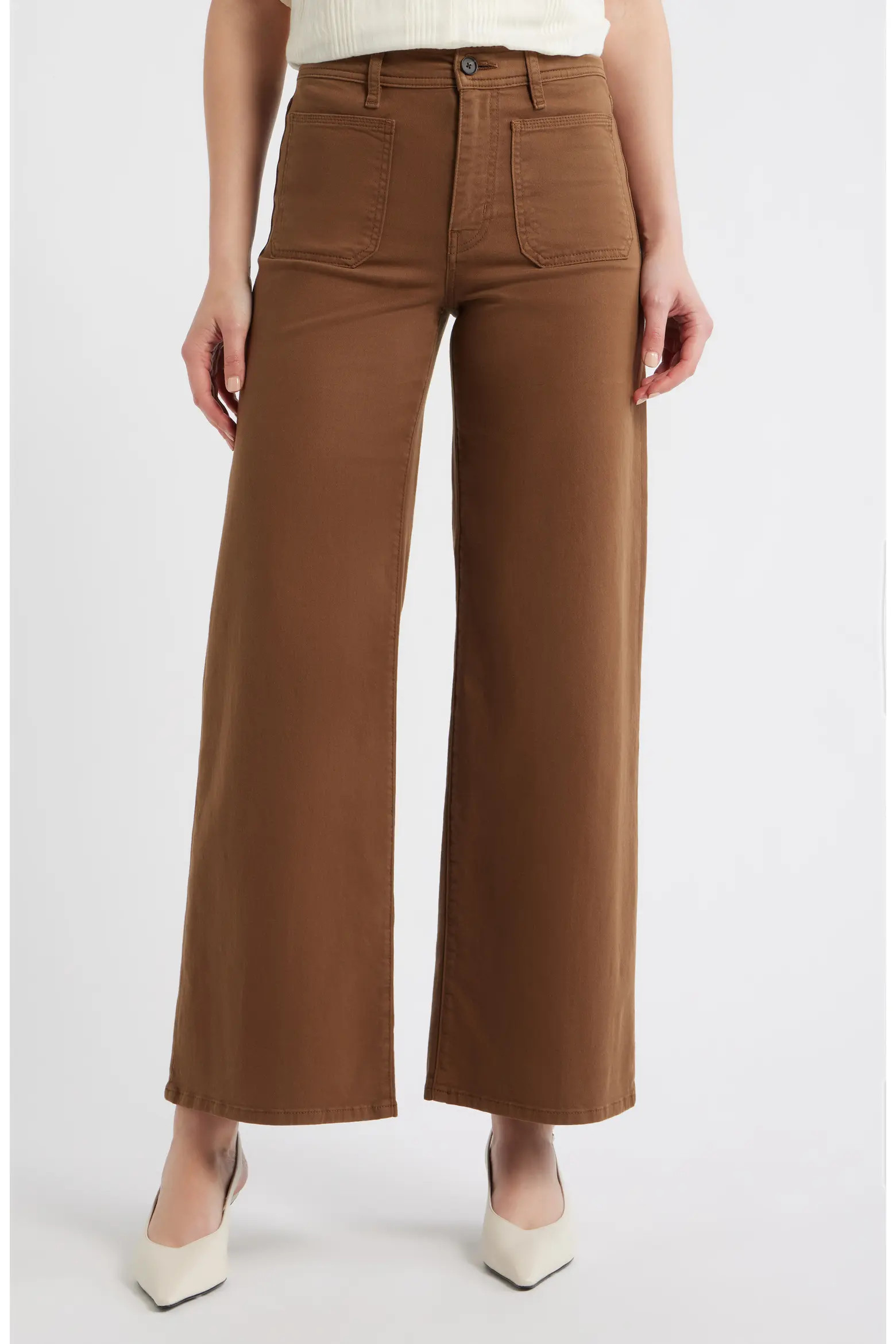 Le Slim Palazzo Harbor Pocket High Waist Wide Leg Jeans (Women) | Nordstrom | Nordstrom