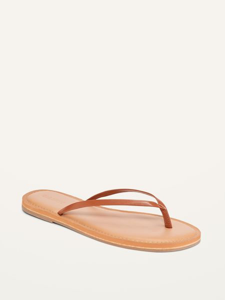 Faux-Leather Capri Sandals for Women | Old Navy (US)