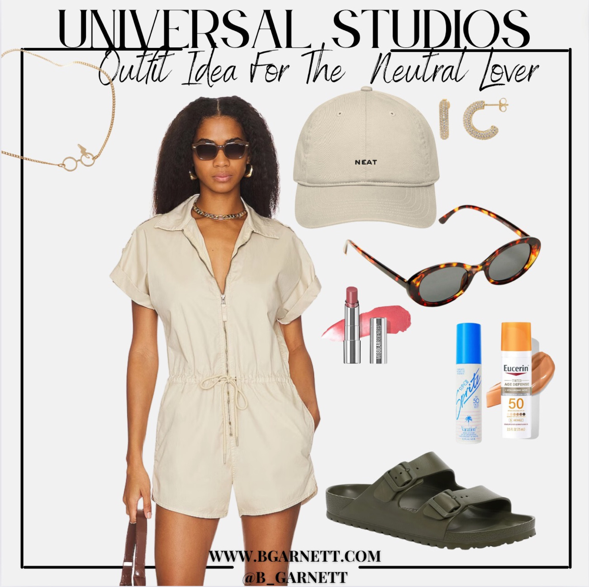 Neutral Monochrome Universal Studios Outfit Idea 

Neutral outfit | monochrome outfit | Harry Potter | gryffindor | HP | show me your Mumu | romper | onsie | on cloud | sneakers | summer outfit idea | theme park outfit | birkenstock | oval sunglasses |  Amazon sunglasses 

#LTKStyleTip #LTKFindsUnder50 #LTKTravel