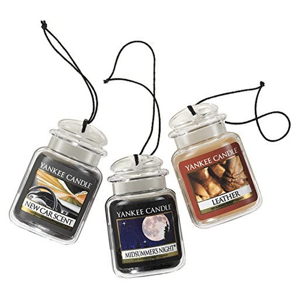 Yankee Candle Car Air Fresheners Hanging Car Jar Ultimate 3-Pack Neutralizes Odors Up To 30 Days ... | Amazon (US)