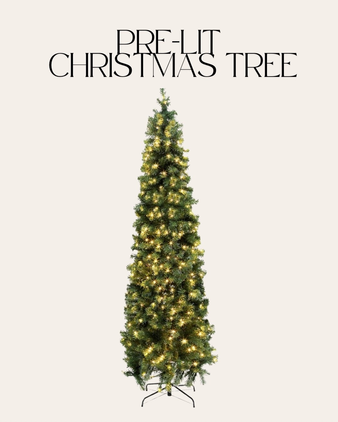 It’s tiiiiiiime 🎶 🎤 6.5 foot pre-lit pencil Christmas tree time 🎄 I’m hoping the cats won’t be able to climb in this one because it’s too skinny…cross your fingers for me. There is also a 7.5 foot height! 

#LTKFindsUnder50 #LTKHoliday #LTKSeasonal