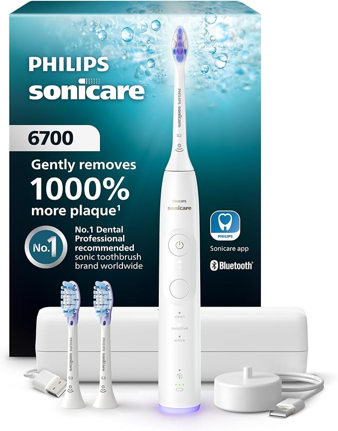 Philips Sonicare 6700 Series Electric Toothbrush - Next-Generation Sonicare Technology, Pressure ... | Amazon (US)