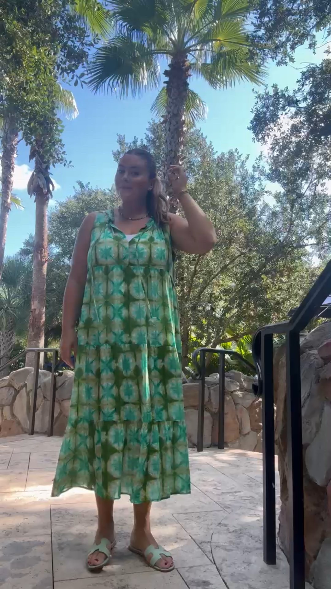 Soaking up the last bit of summer on vacation 👗☀️ Wearing size XXL in dress (sold out - sharing similar styles), size 2X long torso in swimsuit. Use CARALYNM at Cakes Body. 

#LTKTravel #LTKSwim #LTKPlusSize