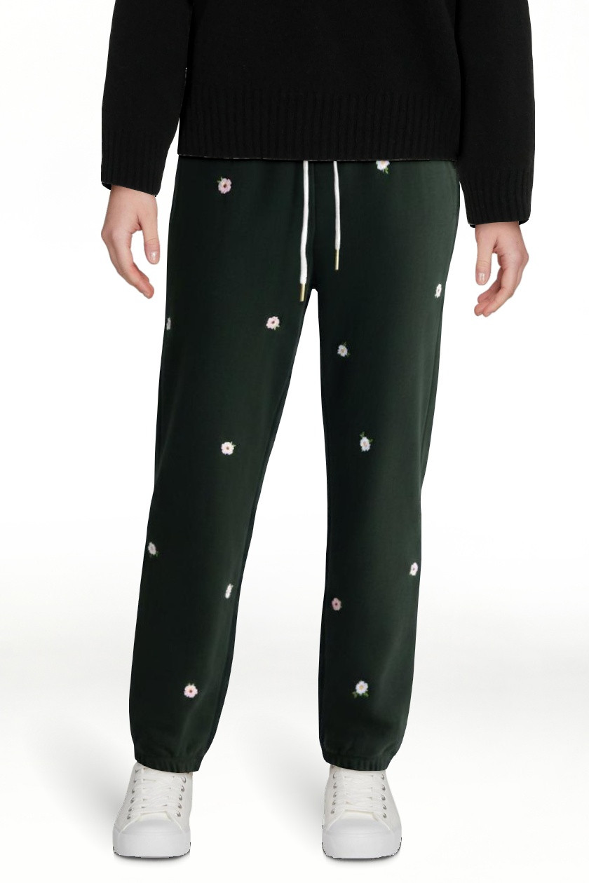 Free Assembly Women\u2019s and Women\u2019s Plus Embroidered Jogger Sweatpants, Sizes XS-4X | Walmart (US)