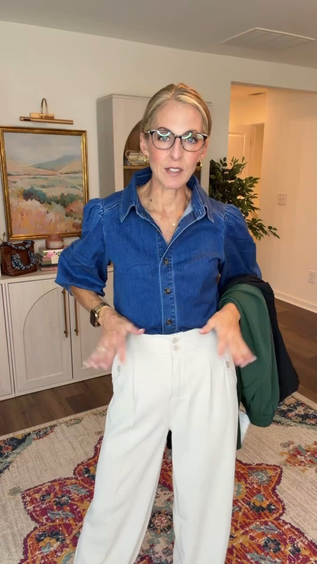 You know I love a good, affordable piece that looks and feels like it should cost far more than it does. These workwear pants are an absolute hit. They have such beautiful details, the fabric feels so nice, and they work so nicely with a variety of tops. The details on the off-white and green pair are so fun, I love the buttons on the side of the pockets. I also love how the black pair has the unique pleats. 
Teacher approved pants, office wear

#LTKWorkwear #LTKOver40 #LTKSeasonal