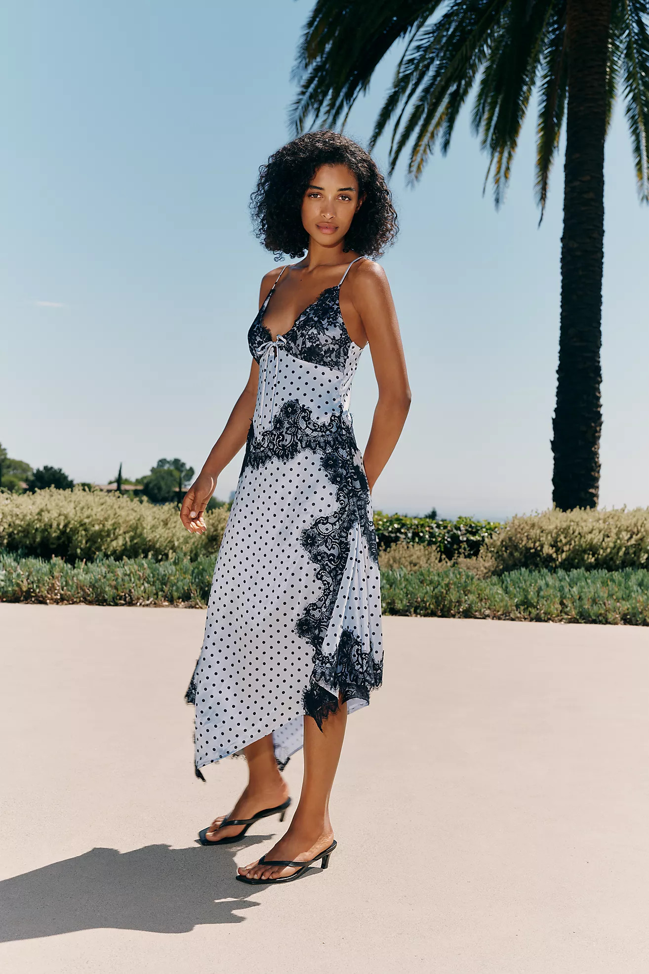 En Saison Hazel Lace Slip Dress | Anthropologie (US)
