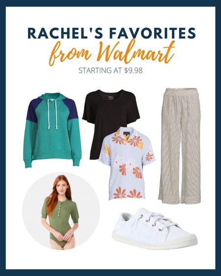 We’re so in love with Rachel’s recent Walmart haul that we just had to share it all! 😍😍😍 The best part is that every single piece is so budget friendly and plus-size friendly. Here’s what she had to say about every piece:

“I absolutely love the linen pants!  The fit is perfect. They make my stomach look flat, and the wide leg is a big girl’s dream! The black t-shirt is so soft that I can’t stop touching it! You can tuck it in, wear it untucked, whatever you do it’s the perfect relaxed tee! Comfortable fit, length on sleeves is great. Obsessed! Speaking of obsessed - THIS hoodie!!! The color blocking is so cute, true to size, and looks so great with the under $11 Time and Tru sneakers. Lastly, hear me out…there are a handful of ways to make this retro men’s button down more feminine and to say I’m obsessed is an understatement!” 😍💕😍💕

#LTKstyletip #LTKunder50 #LTKfit