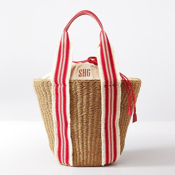 Hampton Raffia Tote | Mark and Graham