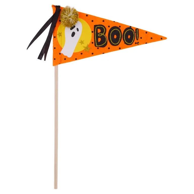 Boo Pennant Decoration, Multicolor, 12", Halloween by Way To Celebrate | Walmart (US)