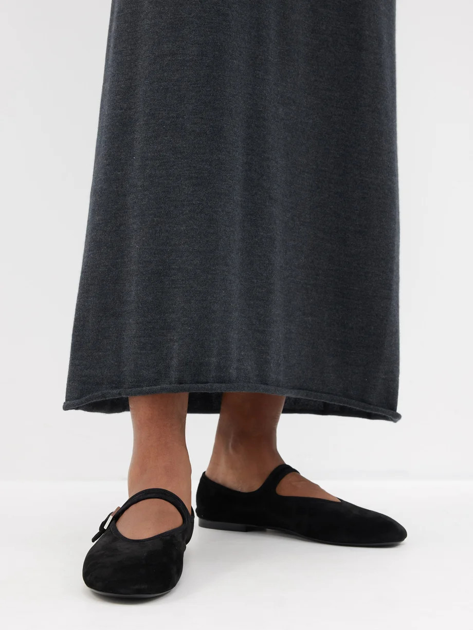 Boheme suede Mary Jane flats | The Row | Matches (US)
