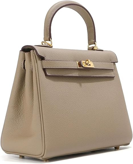 Genuine Leather Top Handle Handbag, Fashion Shoulder Bag Vintage Satchels，With 2 adjustable Rem... | Amazon (US)
