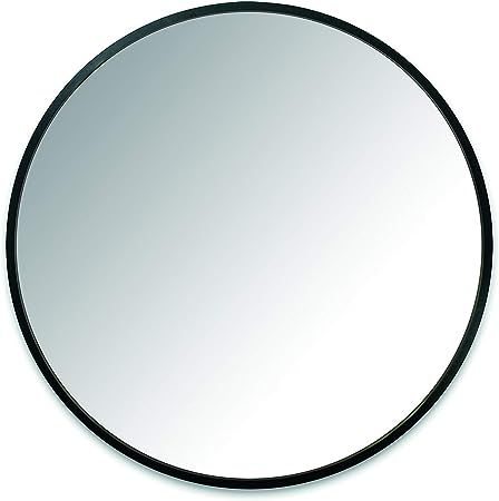 Umbra 1008243-040  Hub Wall Mirror With Rubber Frame - 24-Inch Round Wall Mirror for Entryways, W... | Amazon (US)