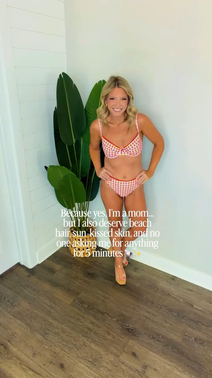 Because yes, I'm a mom... but | also deserve beach hair, sun-kissed skin, and exactly five uninterrupted minutes where no one is asking me for snacks, shoes, or where anything is @☀️🌊🐚💕@Cupshe 

Which look are you grabbing? 

Affordable bikinis for summer, summer bikinis for women over 40, what to wear to the beach this summer

#cupshe #LoveInCupshe #cupshe #Cupshecrew

#LTKSwim