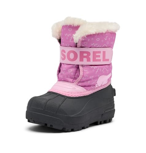 Sorel Youth Unisex Toddler Snow Commander Winter Boot, Orchid/Pink Flare, 4 | Amazon (US)