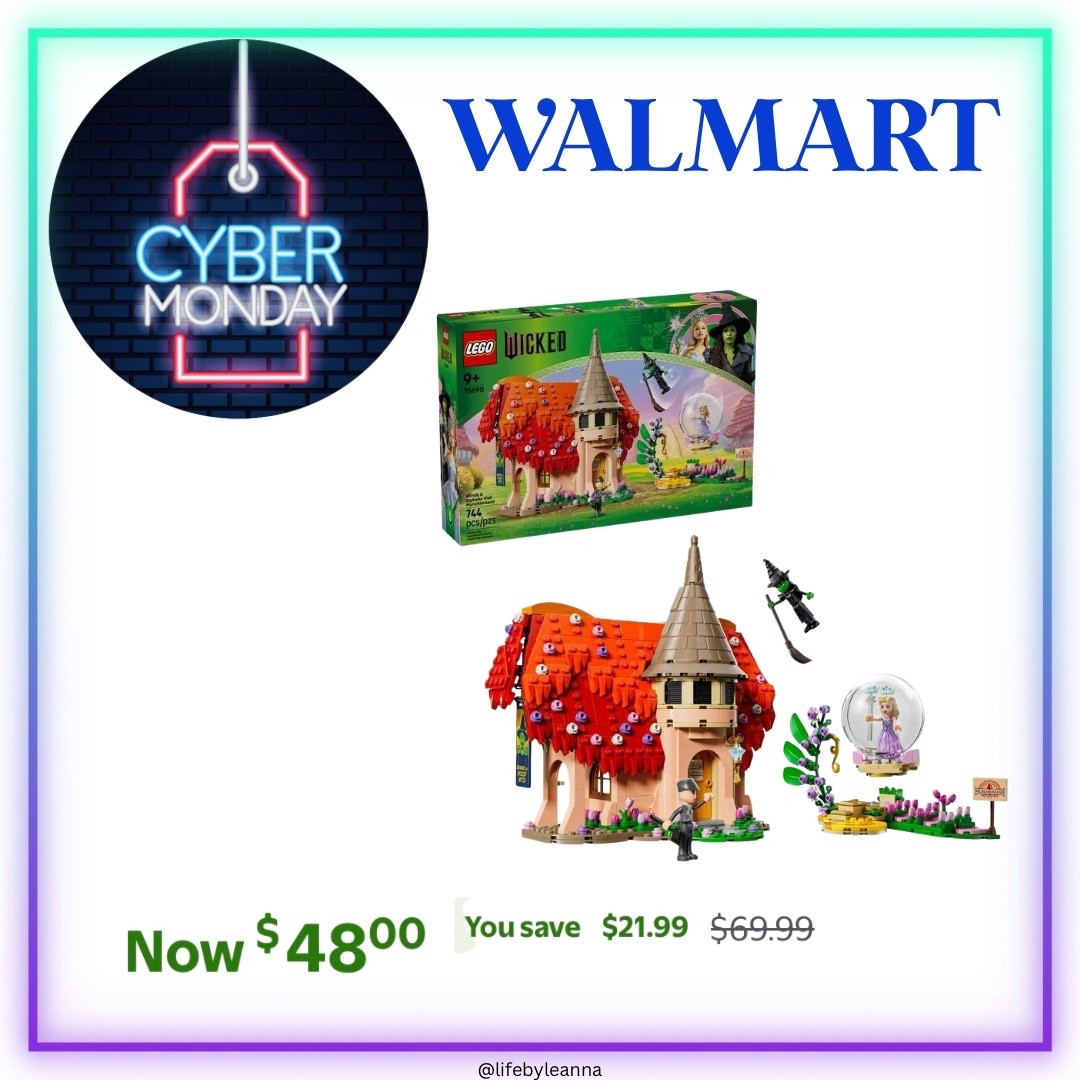 Walmart cyber Monday deal on this Wicked Lego set! Only $48 today! 








#LTKGiftGuide #LTKKids #LTKCyberWeek