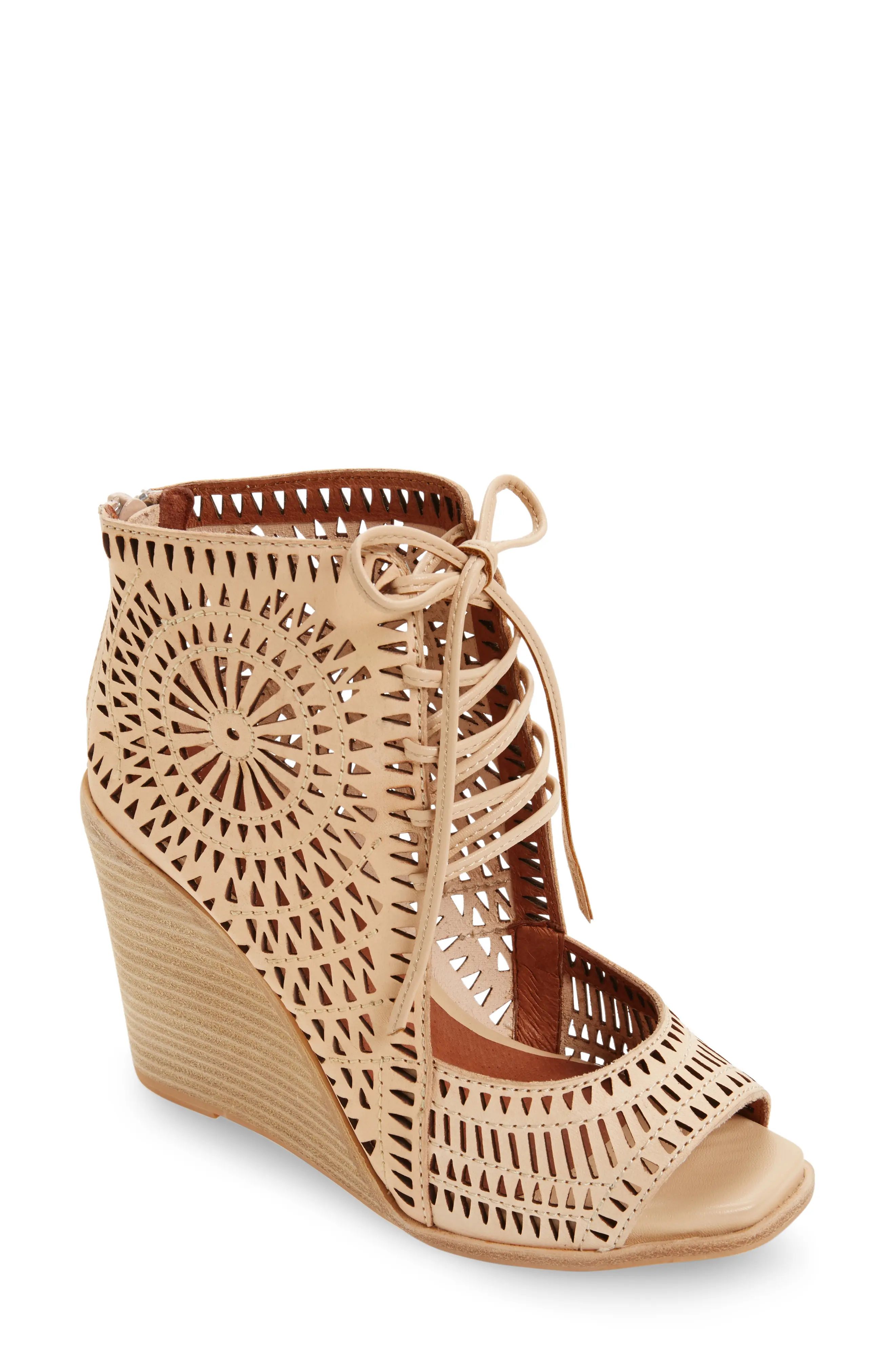 Rayos Perforated Wedge Sandal | Nordstrom