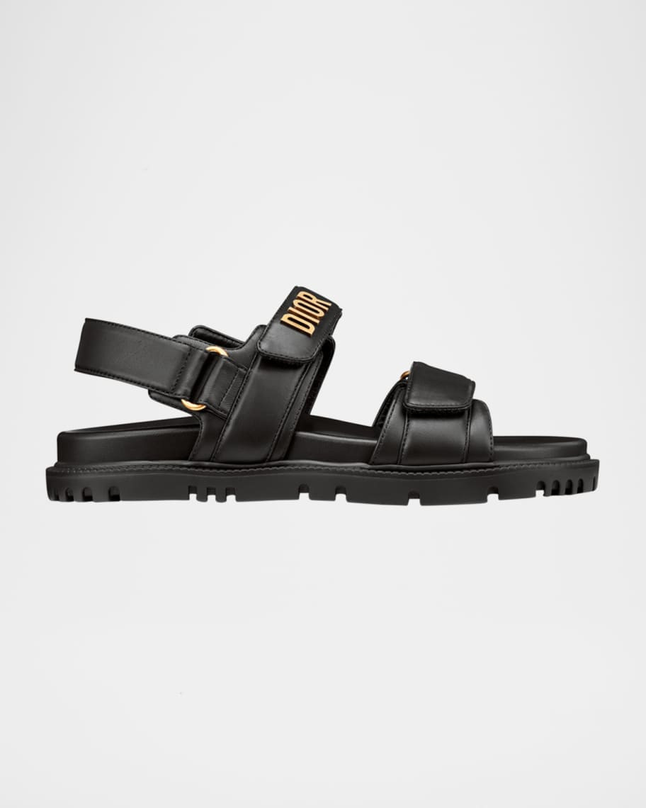 DIOR 10MM DIORACT LEATHER SANDAL | Neiman Marcus