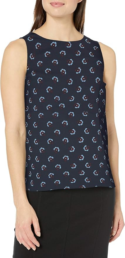 Amazon Brand - Lark & Ro Women's Standard Sleeveless Layering Tank Top: Crew and V-Neck | Amazon (US)