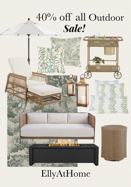 40% off all outdoor sales at Ballard Designs! Shop new favorites, seating, bar art, sofa, side table, outdoor rug, fire pit, outdoor throw pillows, hurricane candleholders, planters. Outdoor home furniture and accessories. 

#LTKHome #LTKSeasonal #LTKSaleAlert