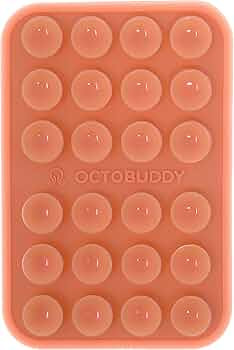 OCTOBUDDY || Silicone Suction Phone Case Adhesive Mount || Compatible with iPhone and Android, An... | Amazon (US)