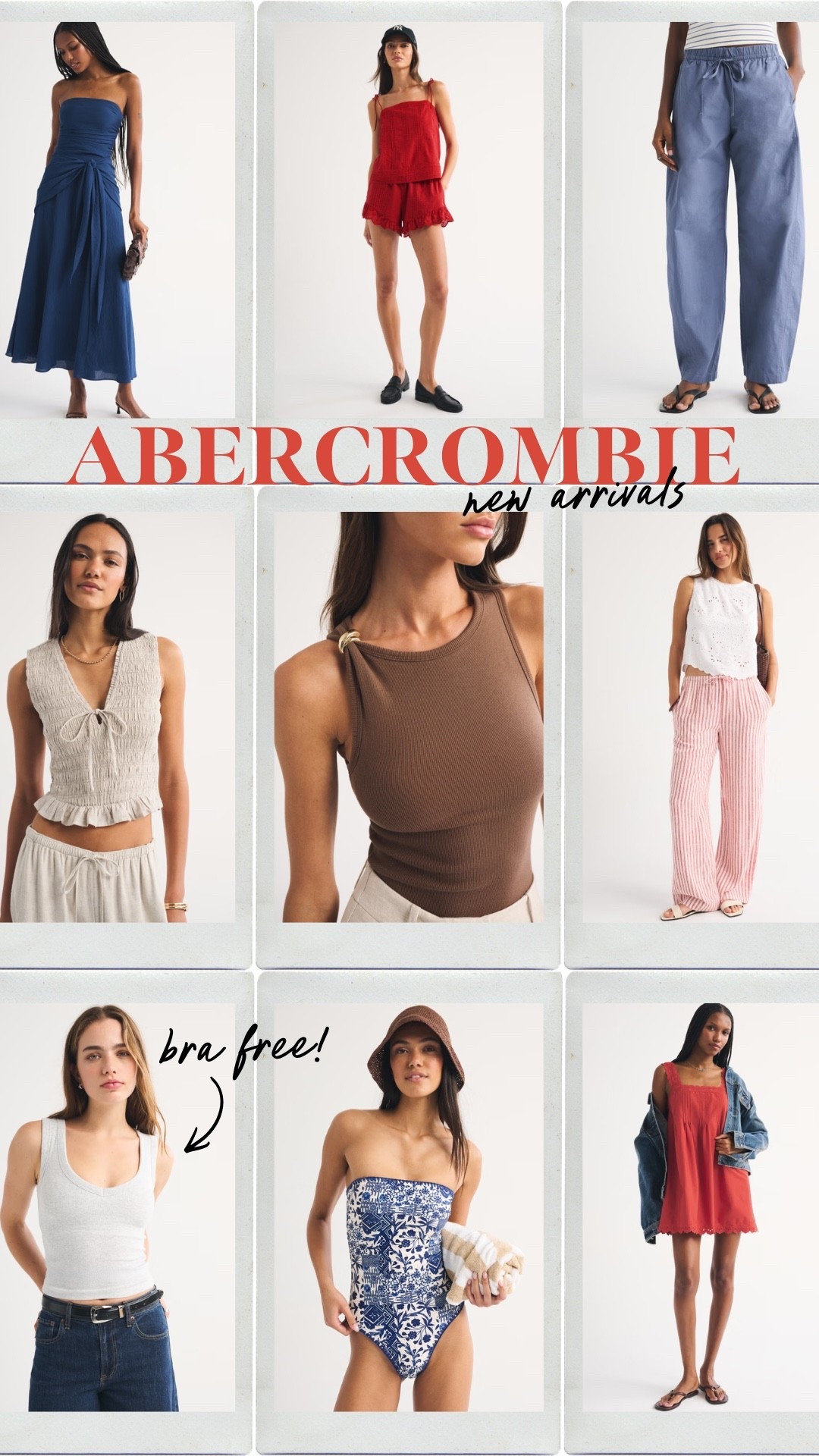 Abercrombie new arrivals all on sale! 
Summer staples
Linen pants, swimsuits, dresses

#LTKSeasonal #LTKMidsize #LTKSaleAlert