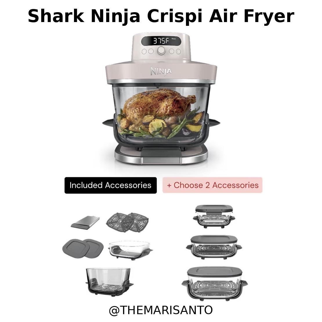 Just ordered this viral Shark Ninja Crispi Air Fryer 🤍🔥 I’ve been seeing it everywhere and had to try it—everything comes out perfectly crispy without drying it out 🙌🏽

Obsessed with the glass containers for easy meal prep + straight-to-table serving… this one feels like a kitchen upgrade already ✨ linked on my LTK!

#ltkhome #ltkfinds #ninjakitchen #sharkninja #airfryer #kitchenessentials #homeupgrades #ltkitchen #amazonfinds #viralfinds

#LTKfoodie #LTKHome #LTKstorytime