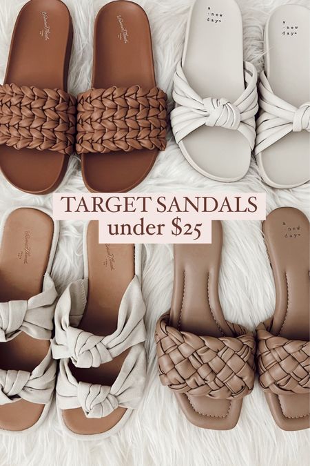 Anyone else ready for spring weather?! Headed to the beach soon and had to grab these Target sandals- each pair is under $25 😍😍 & the quality is amazing! 

#LTKunder50 #LTKstyletip #LTKshoecrush